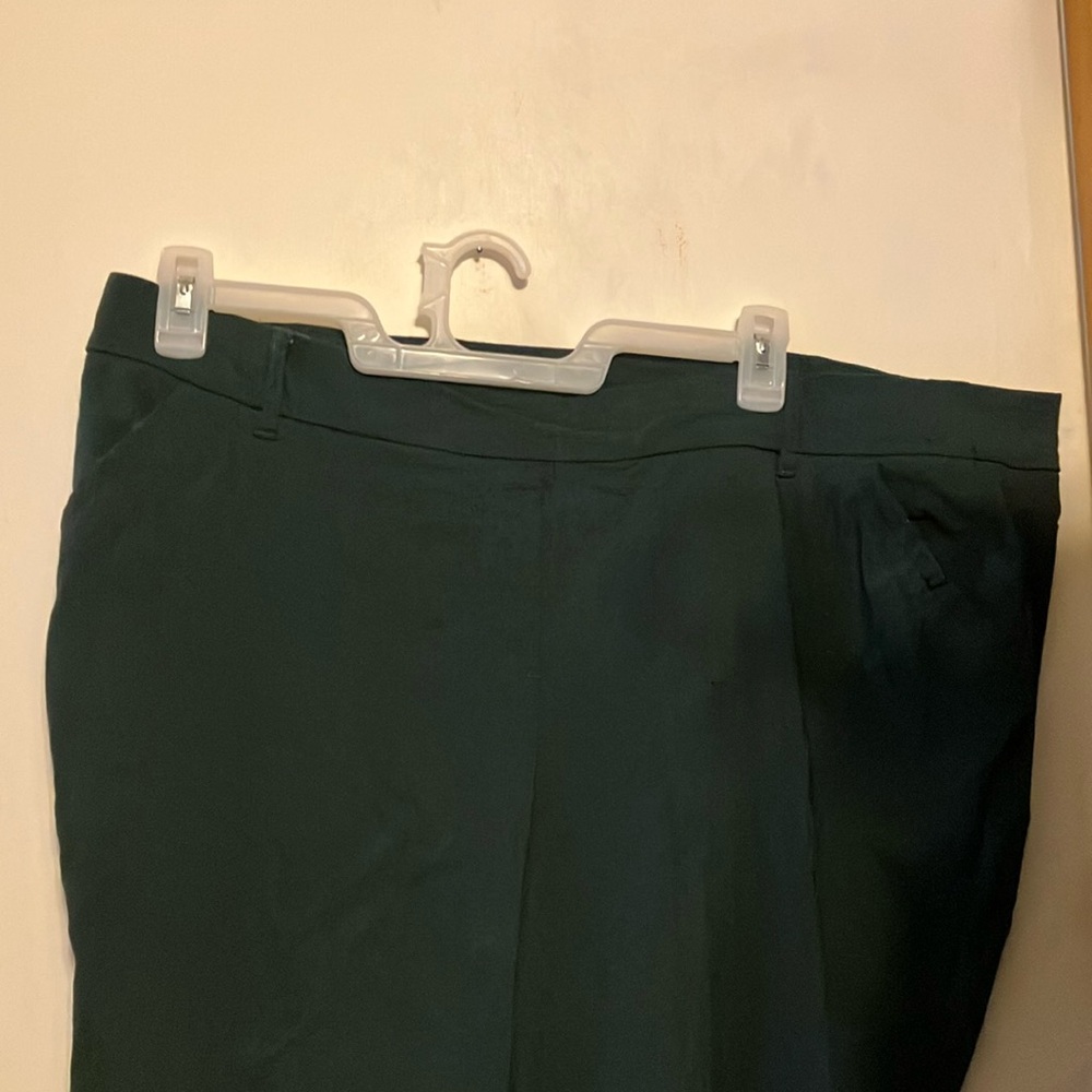 Green dress pants